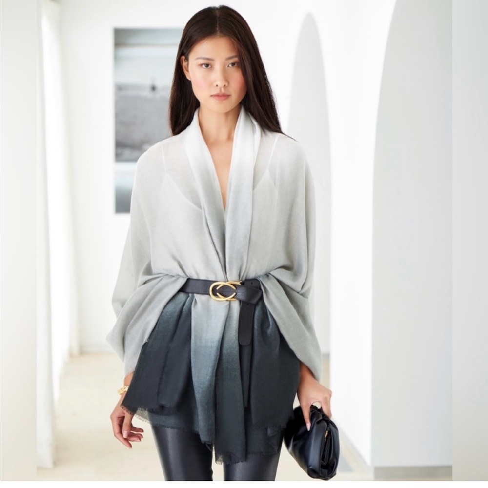 COPY - Carly Cushnie Ombré Print Scarf New Orig $155